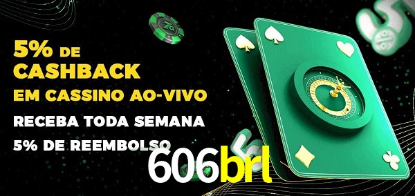 Promoções do cassino ao Vivo 606brl